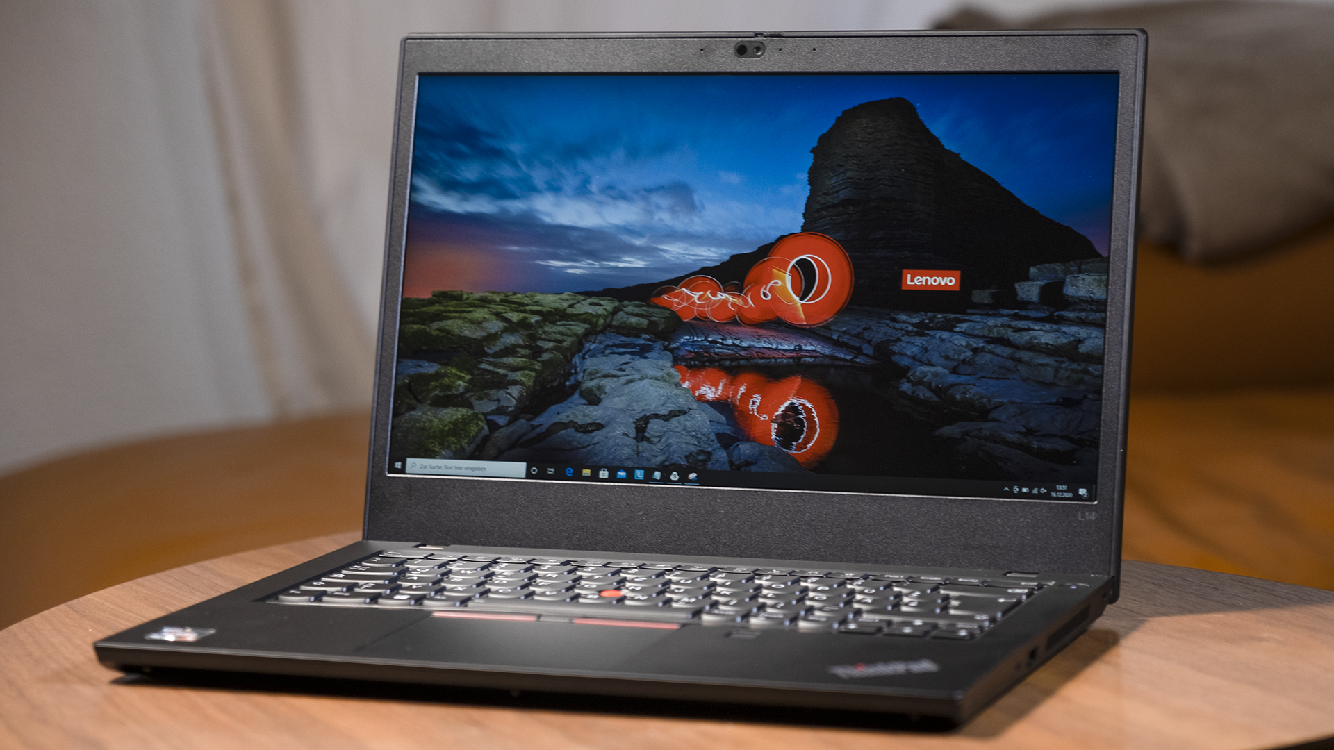 Lenovo ThinkPad L14 Totale offen Menü