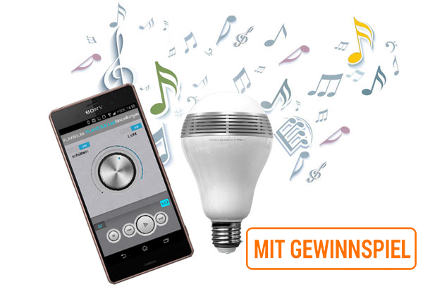 Mipow Playbulb LED-Lampe mit BT-Lautsprecher – Steuerbar per Smartphone App (UPDATE)