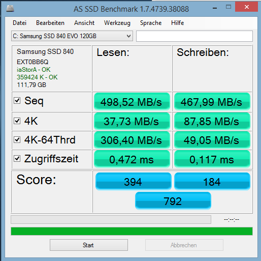 Samsung SSD 850 EVO 120 GB