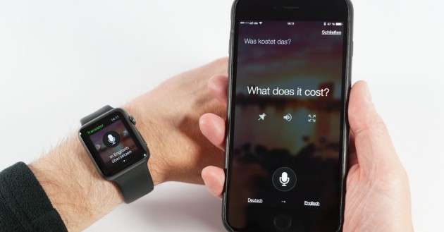 Microsoft Translator App mit Apple Watch