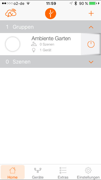 Osram Lightify App Gruppen
