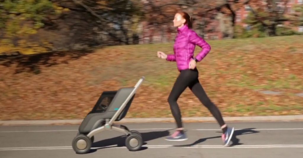 Smartphone-gesteuerter High-End-Kinderwagen Smartbe fährt von selbst