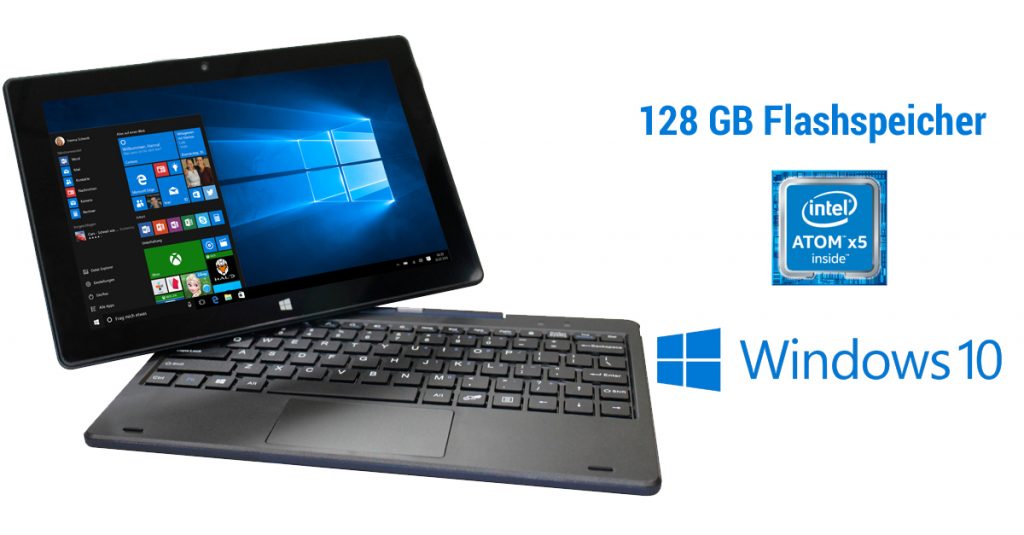 Kurztest: Verico Windows Tablet 10.1 mit 128-GB-Flashspeicher