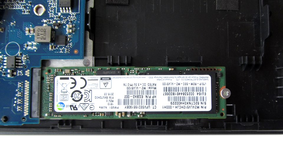 M.2-SSD-Modul im HP 17-w010ng