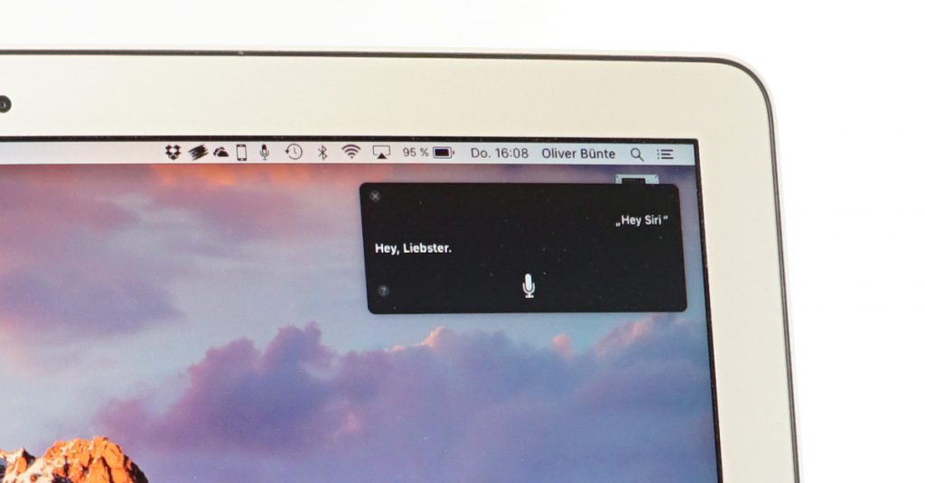 So aktiviert ihr Siri unter macOS Sierra mit dem klassischen „Hey Siri“