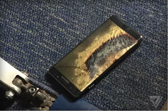 Samsung Note 7: Angebliches Austauschgerät geht in Flammen auf