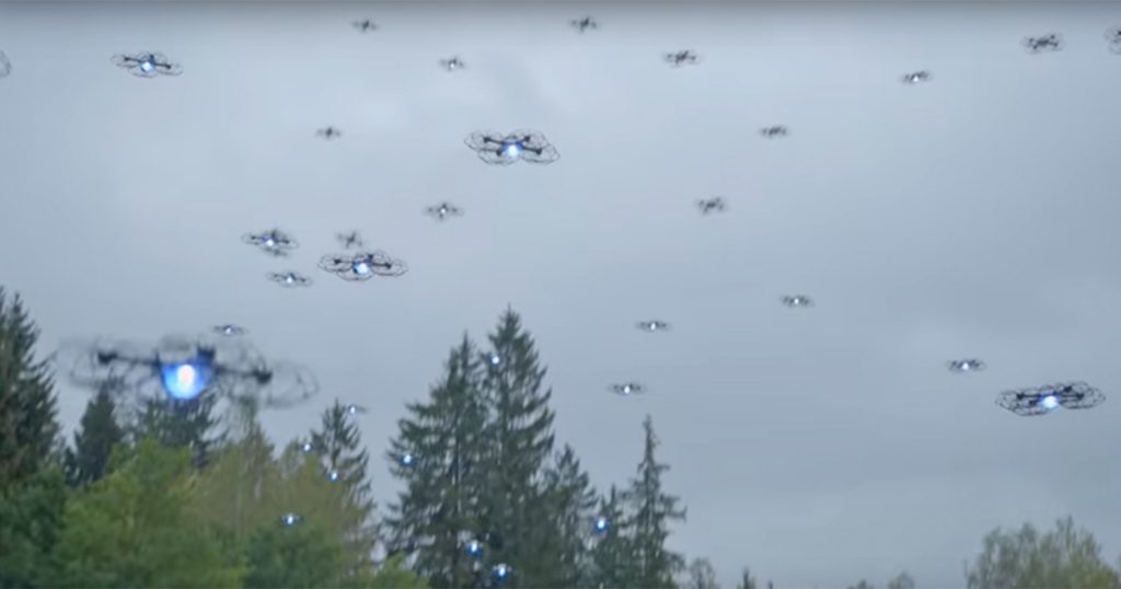 Irre Show: Intel lässt 500 Drohnen gleichzeitig tanzen
