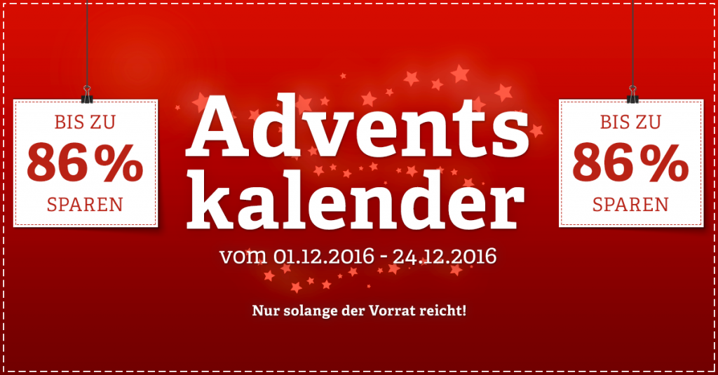 Adventskalender von notebooksbilliger.de mit täglich wechselnden Angeboten
