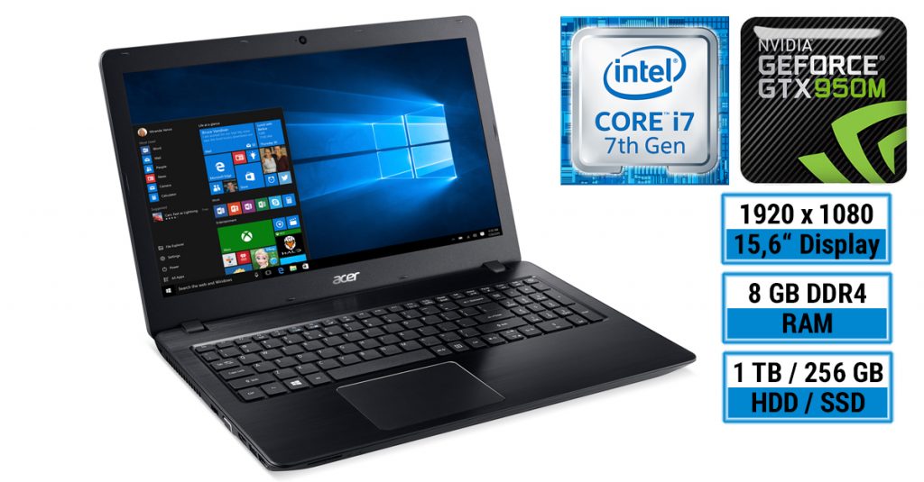 Acer Aspire F15 F5-573G-74X5 – Multimedia-Notebook mit langer Akkulaufzeit