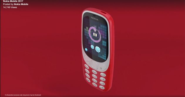 MWC 2017: Nokia 3310 vorgestellt