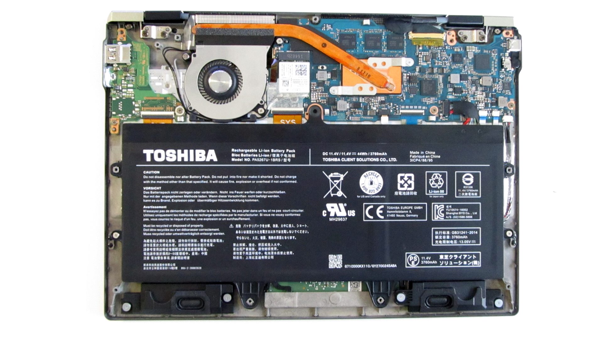 Toshiba_Portégé X20W Innen_1