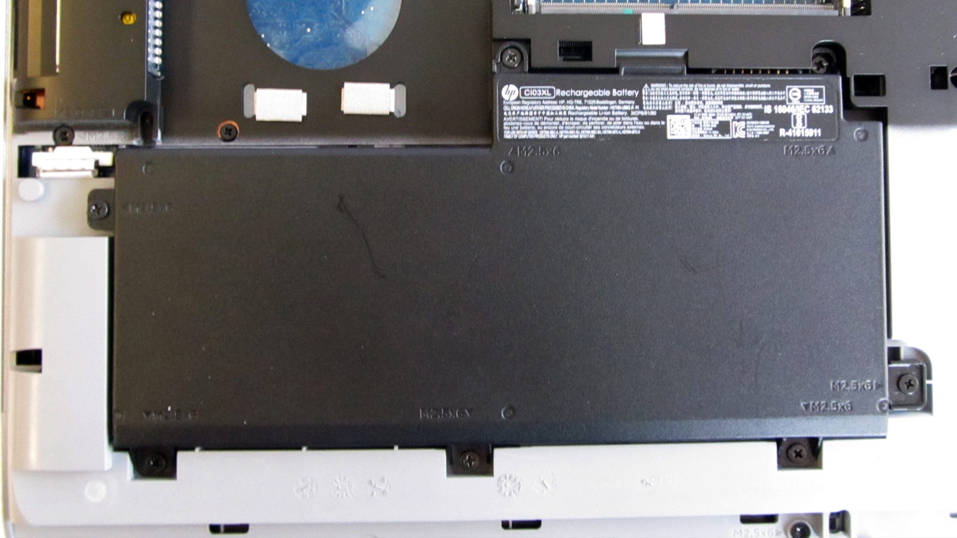 HP ProBook 650 G2 Innen – Akku