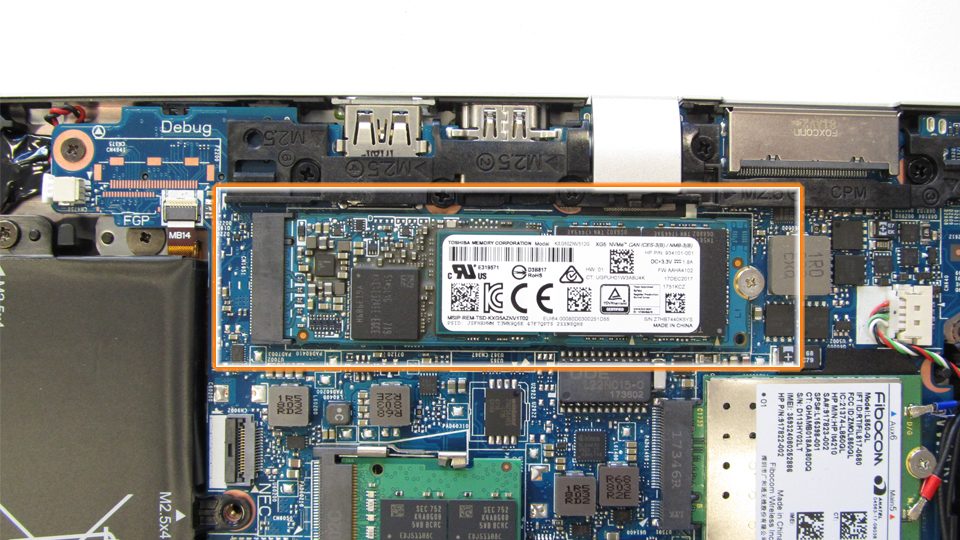 HP EliteBook 840 G5 – M.2-SSD