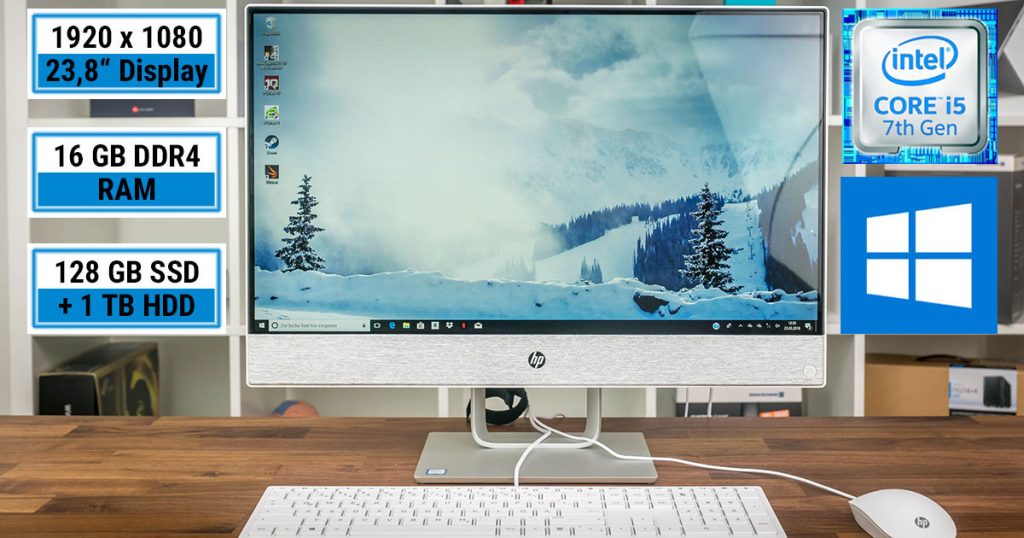 Review: HP Pavilion AiO 24-x050ng – leiser Office All-in-One
