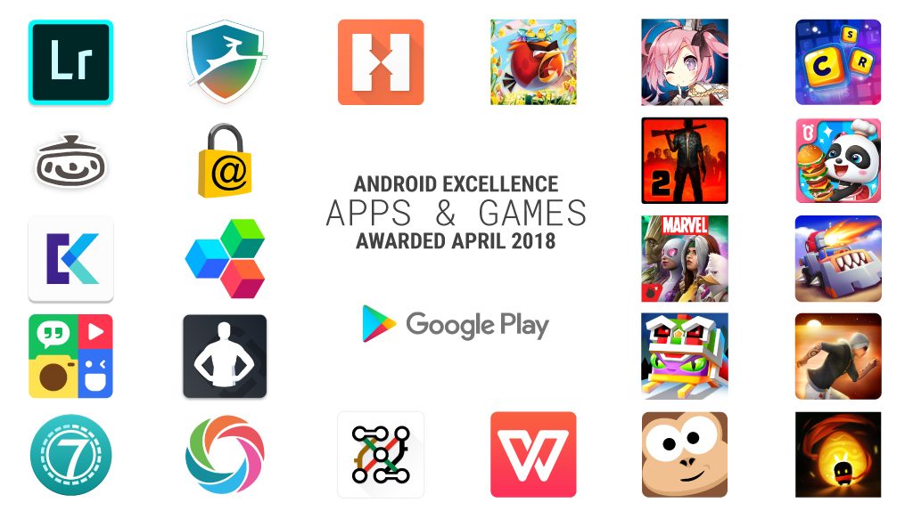Google: Dies sind die „exzellenten“ Android Apps für Q2 2018