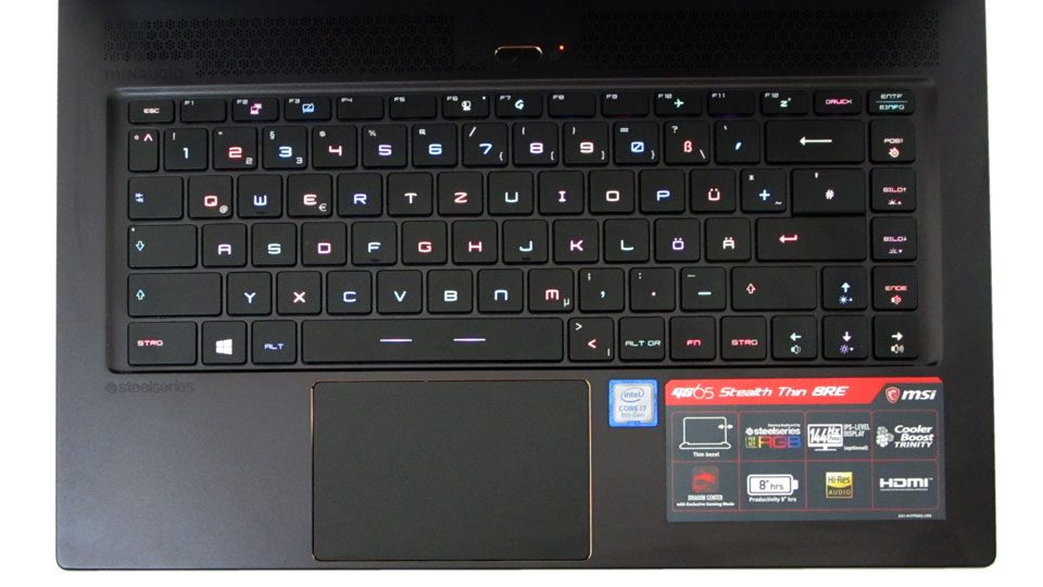 MSI GS65 8RF-078 Stealth Thin Tastatur_1