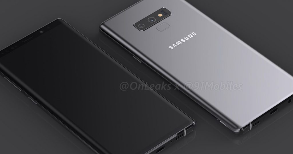 Offizieller Teaser des Samsung Galaxy Note 9 versehentlich veröffentlicht