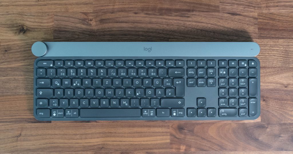 Logitech Craft: Tastatur mit zig Funktionen und Drehrad für Kreative