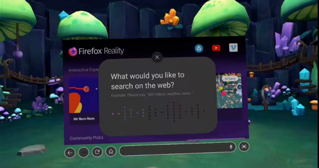 Mozilla veröffentlicht VR-Browser Firefox Reality