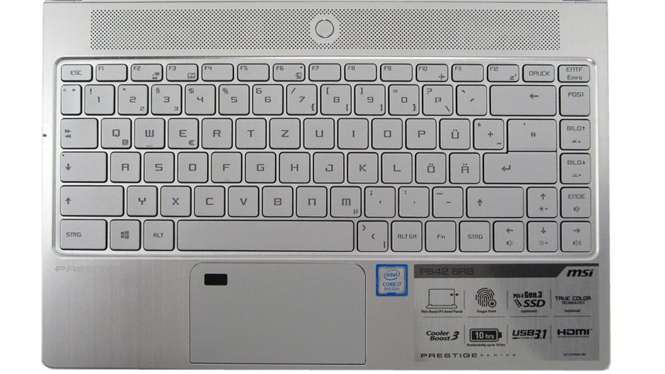 MSI PS42 8RB-038 Prestige Ultra Slim Tastatur_1