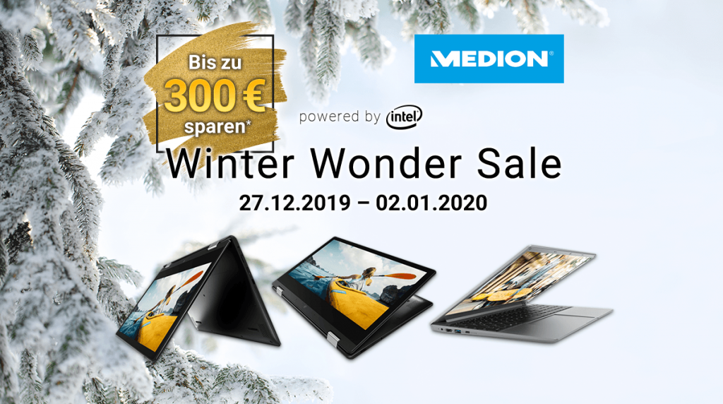 Medion Winter Wonder Sale: Spare bis zu 300 Euro