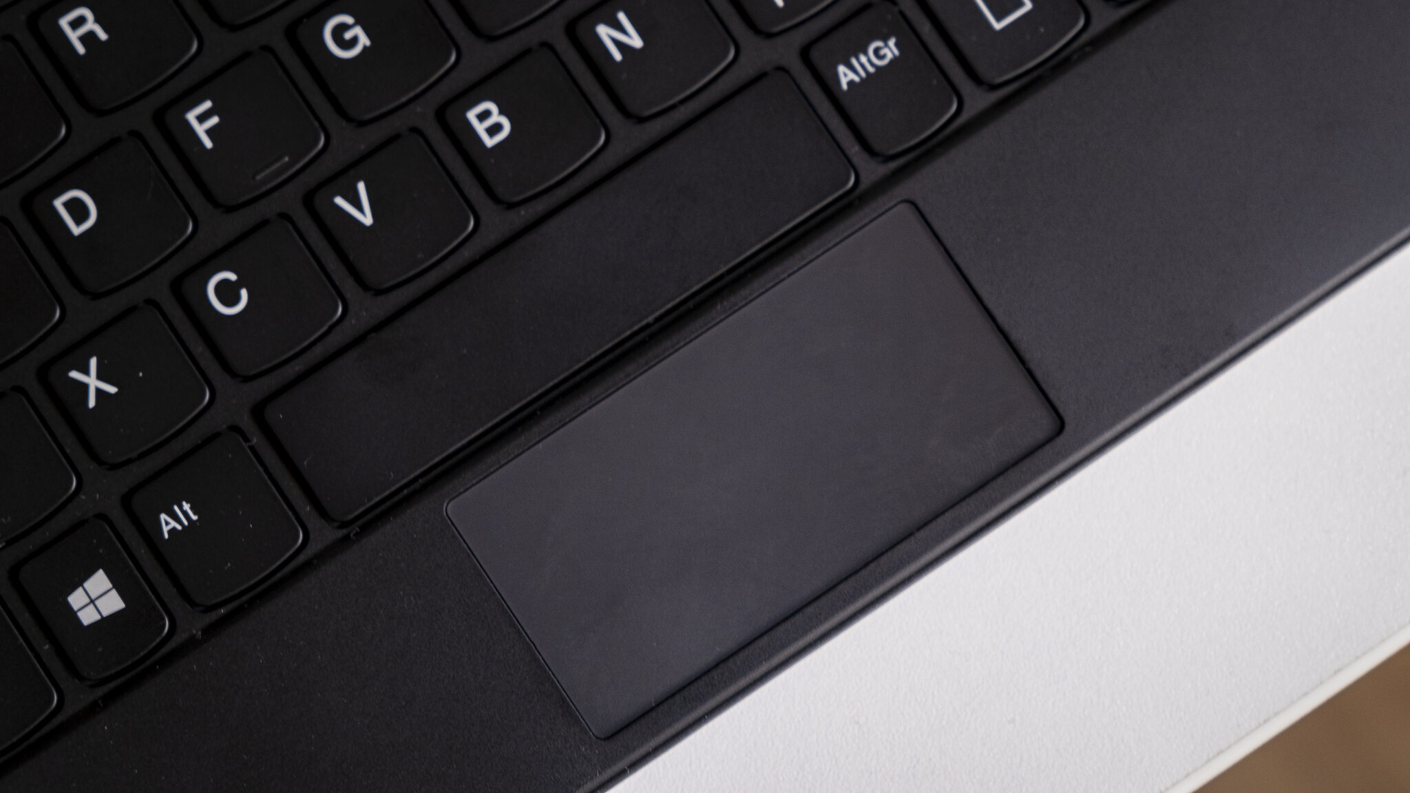 Lenovo ThinkPad X1 Fold Mini-Keyboard Close Touchpad