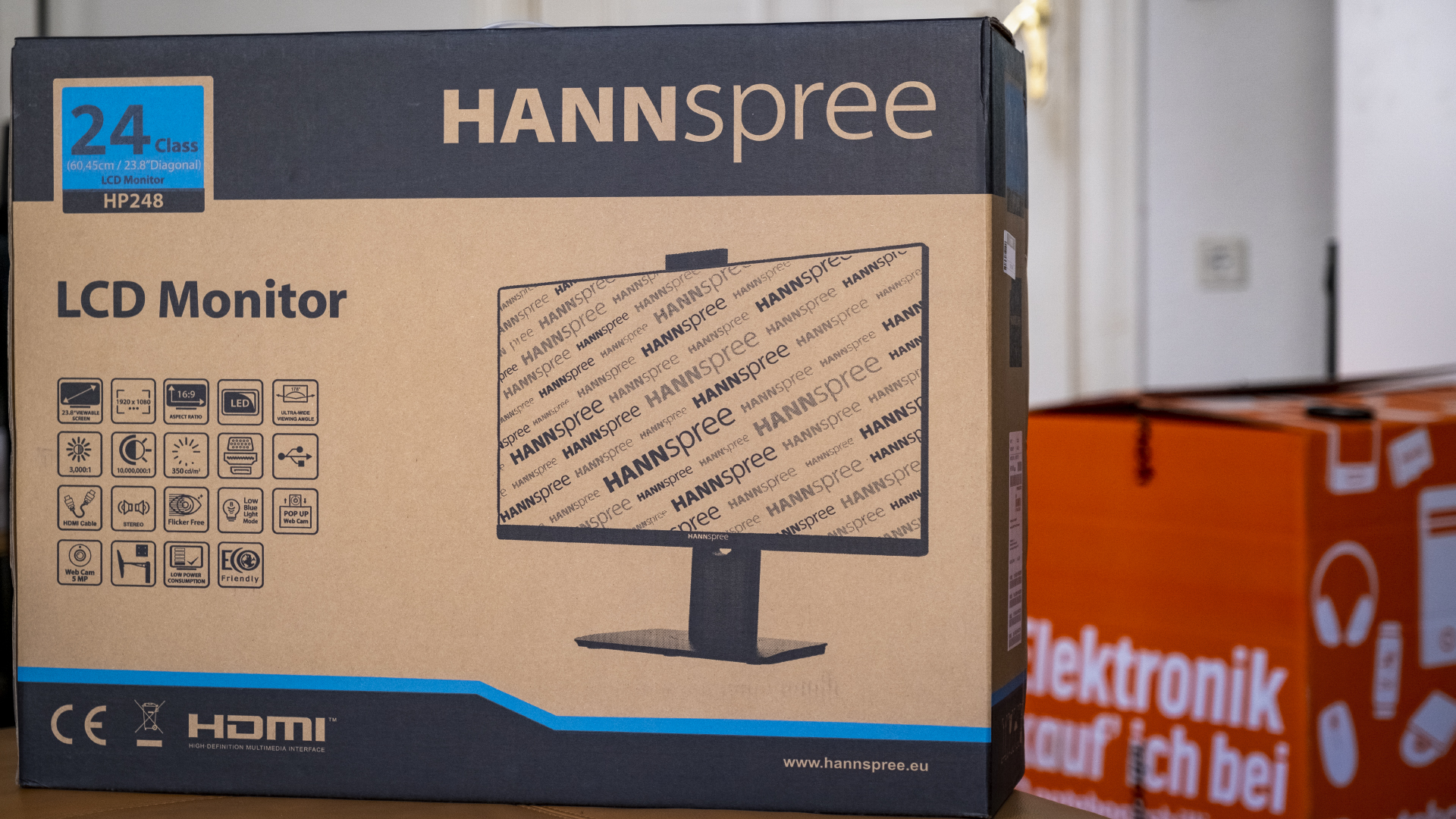 Hannspree 248WJB Office Monitor Verpackung NBB