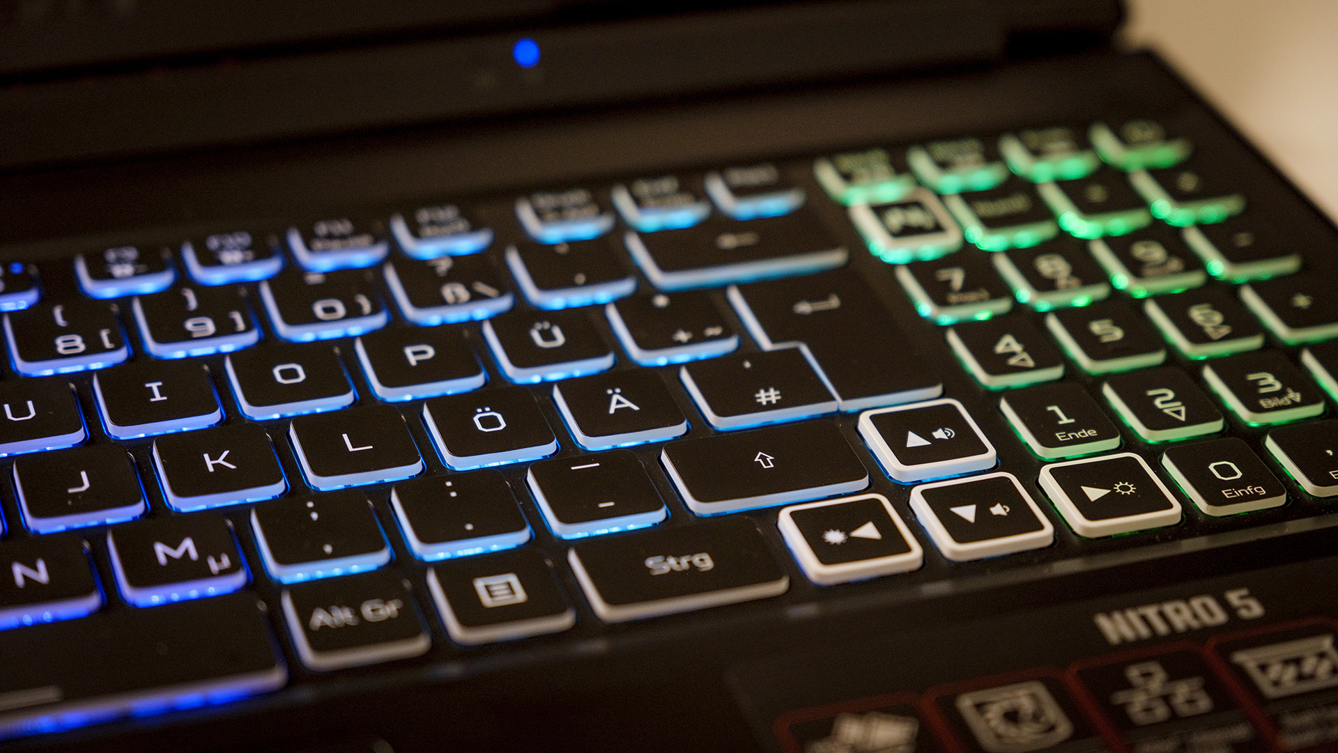 Acer Nitro 5 Keyboard Tastatur RGB