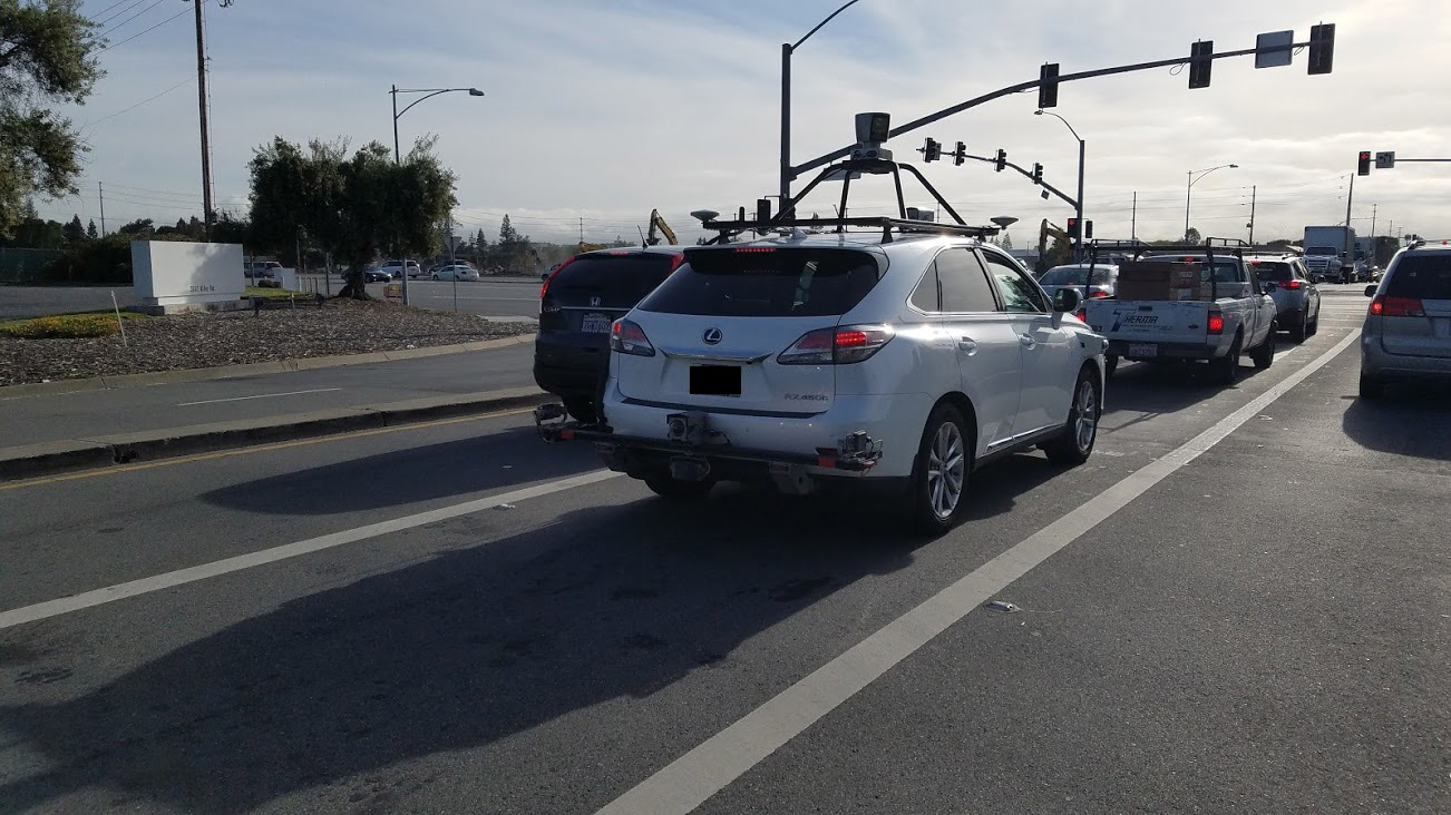 Apple Car Self Driving Test Lexus California via Mark Gurman Bloomberg