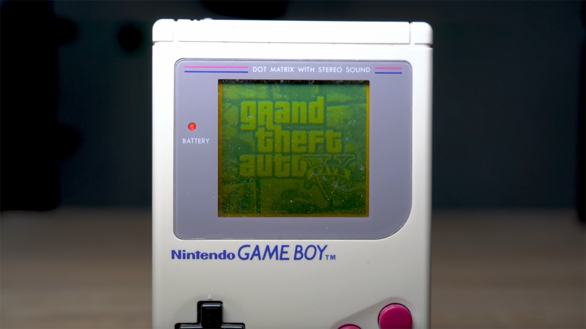 Ohne Witz: GTA V läuft WIRKLICH auf einem originalen Game Boy