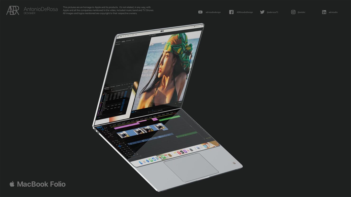 Folio: Schickes Konzept eines faltbaren Apple MacBook