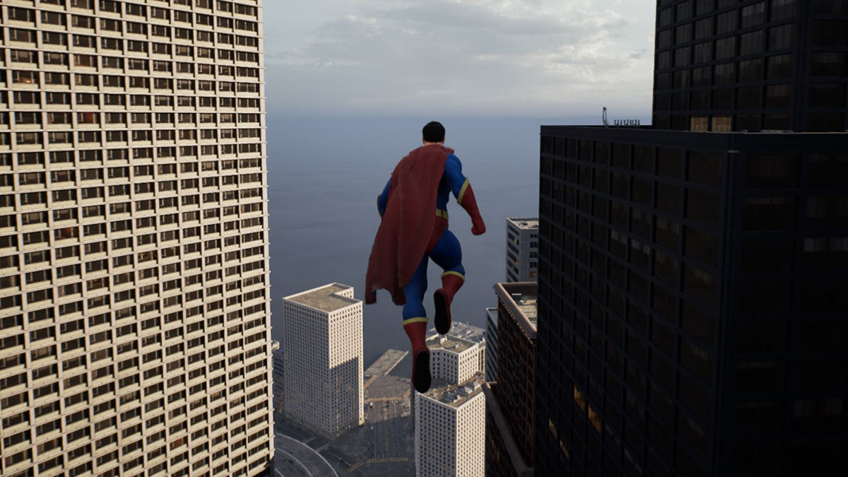 Unreal Engine 5: Fast fotorealistisches Superman-„Spiel“