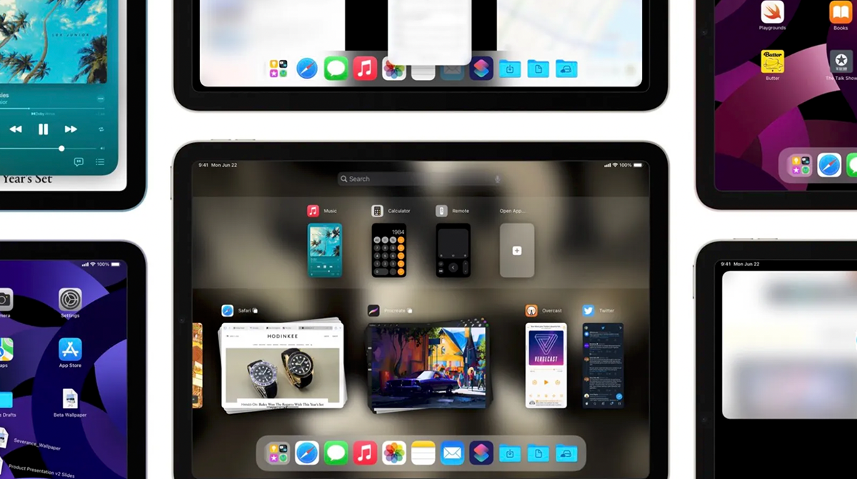 Konzept: iPadOS 16 mit Multitasking-Funktionen, Popover-Apps, Studiomodus und mehr