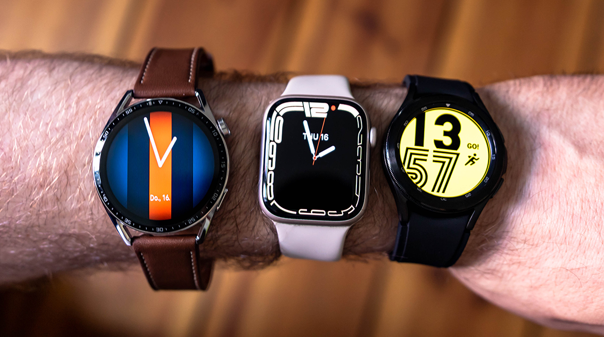 Smartwatch: Galaxy Watch 4 vs Huawei Watch GT3 vs Apple Watch Series 7