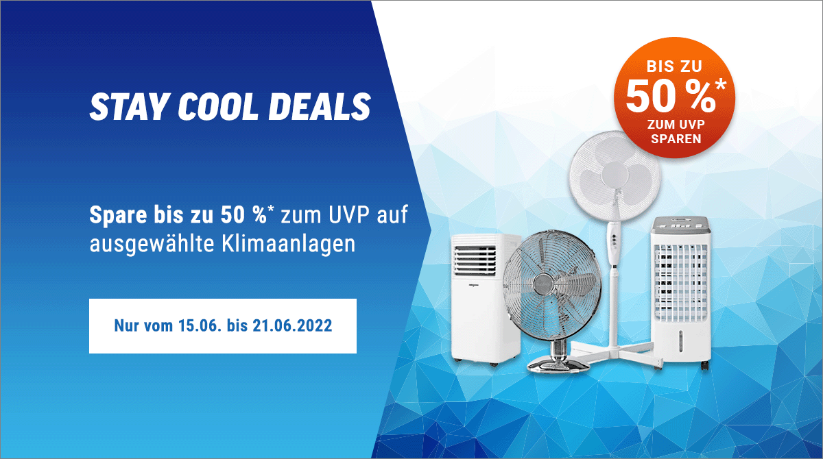 Stay Cool Deals – Spare bis zu 50% zum UVP
