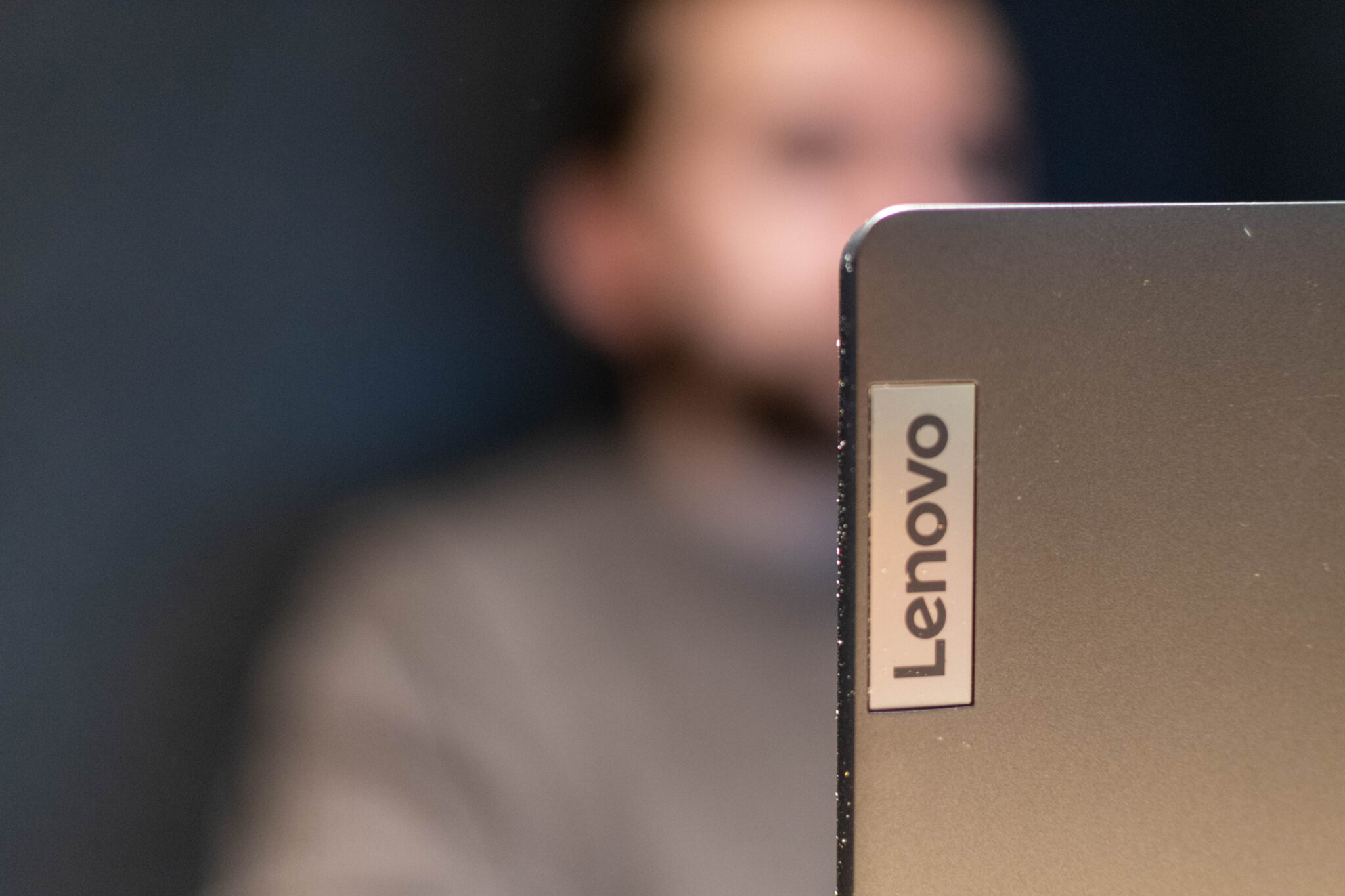 Lenovo logo on the V17