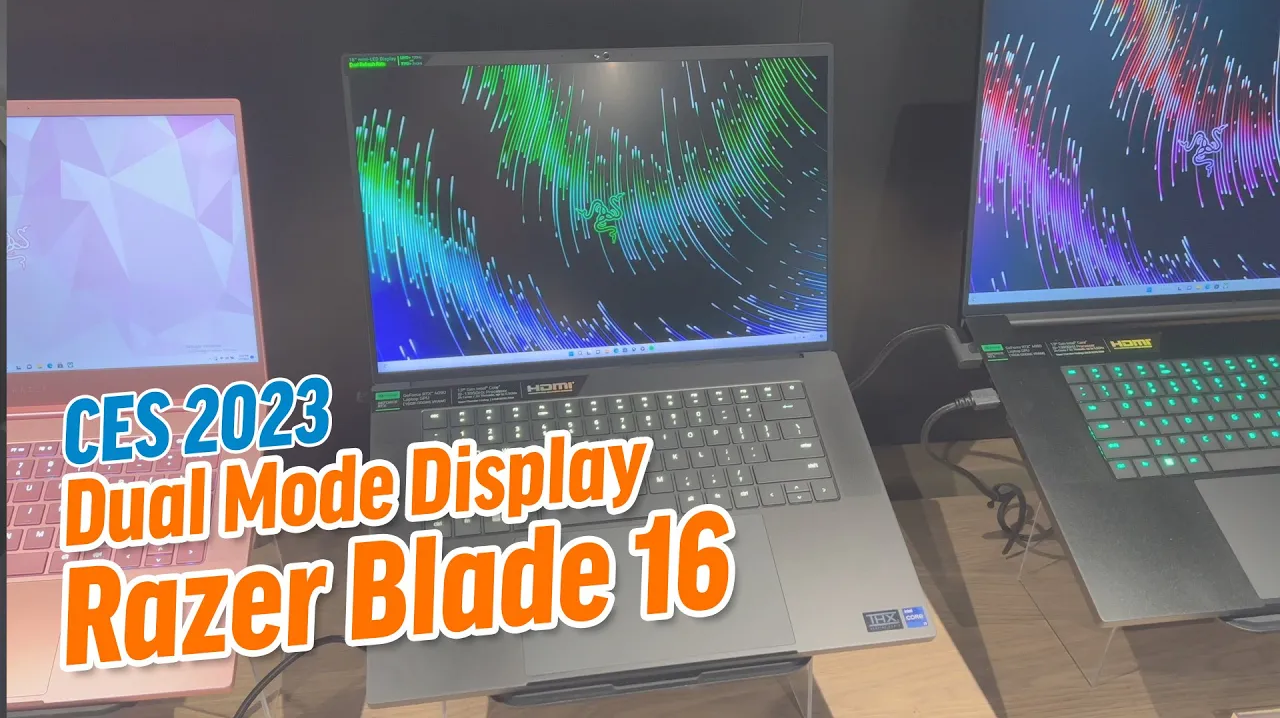 CES 2023 | Razer Blade 16 – Gaming Notebook mit 4K/120 Hz & Full-HD/240Hz (Video)