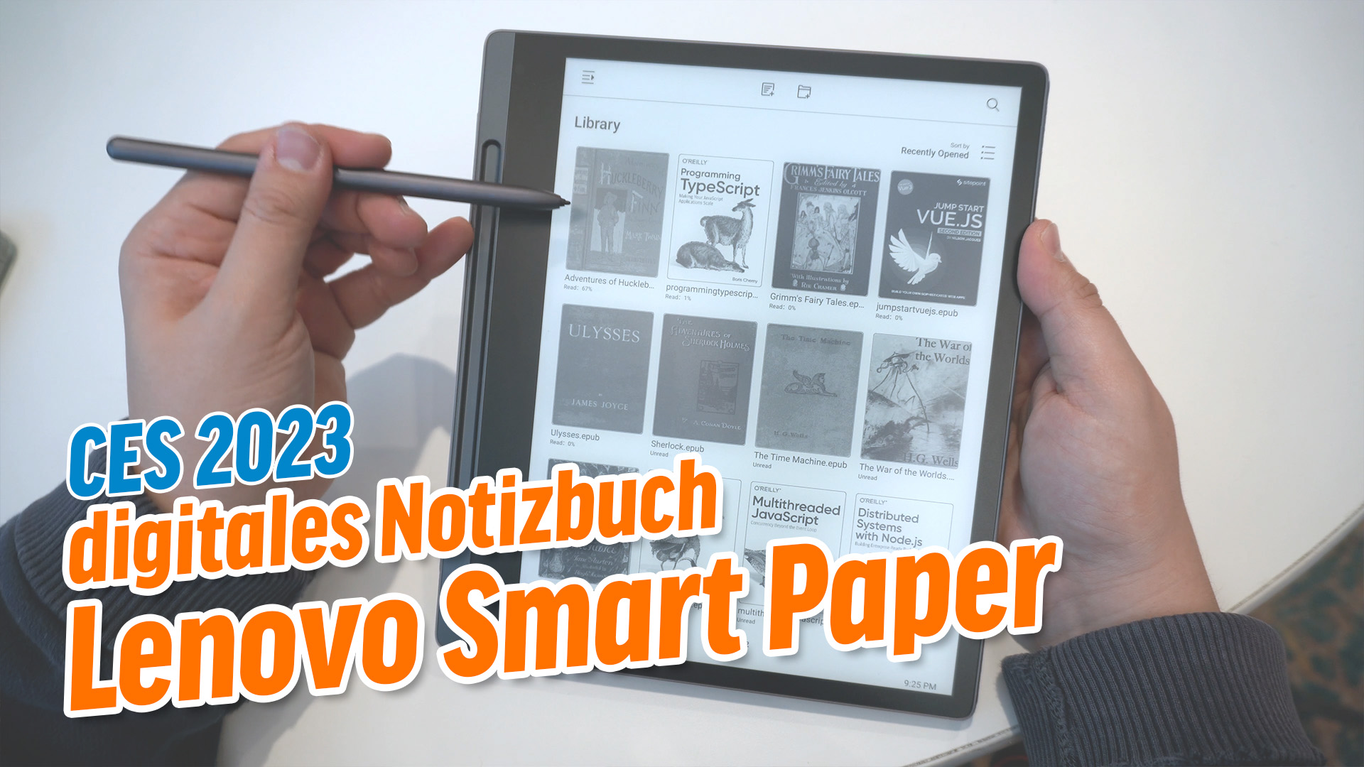 CES 2023 | Lenovo Smart Paper – E-Ink Notizblock mit ganz viel (Schreib-) Gefühl im Hands-On
