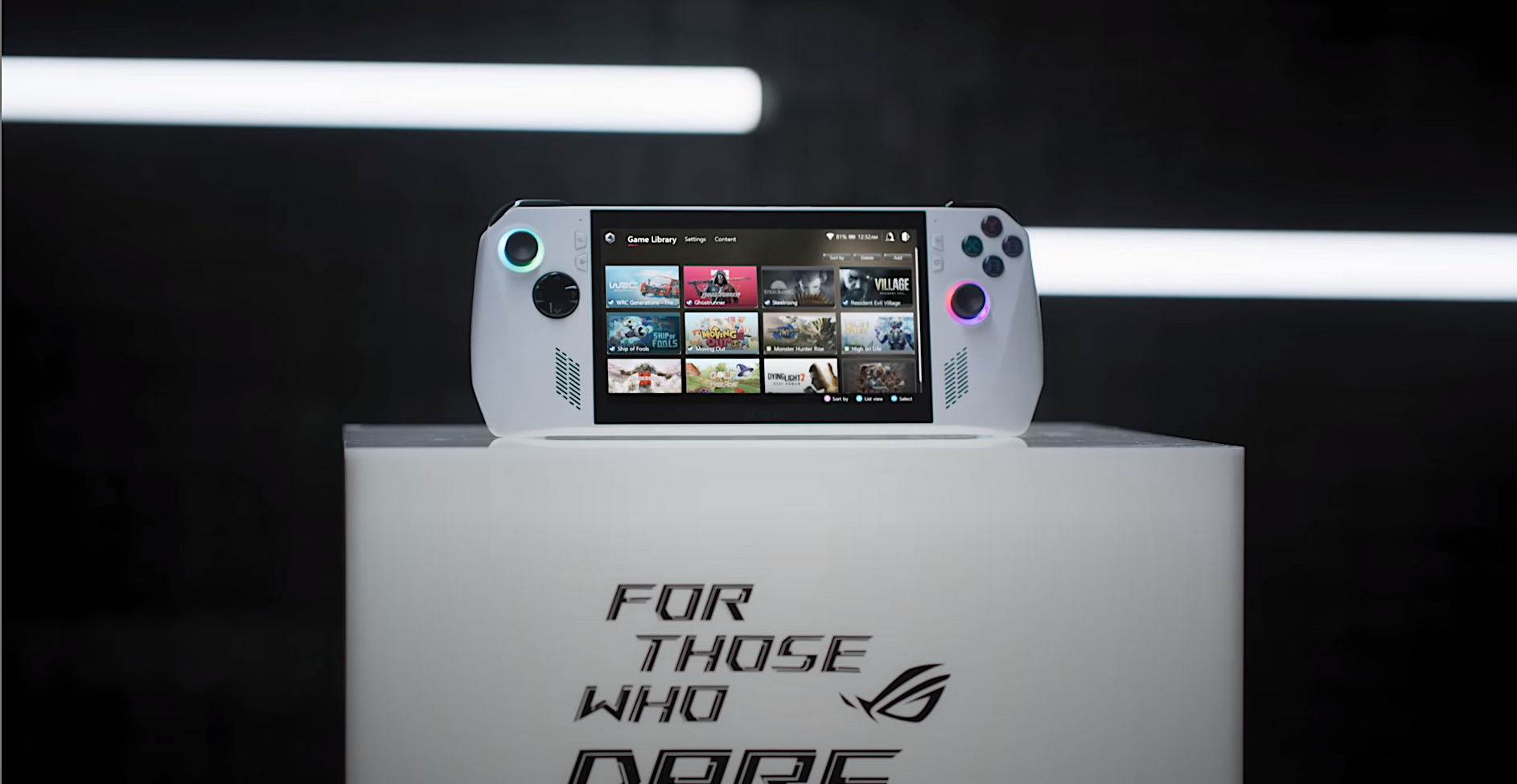 Asus ROG Ally: Gaming-Handheld wohl mit Ryzen 7840U